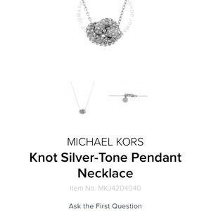 MK knot necklace